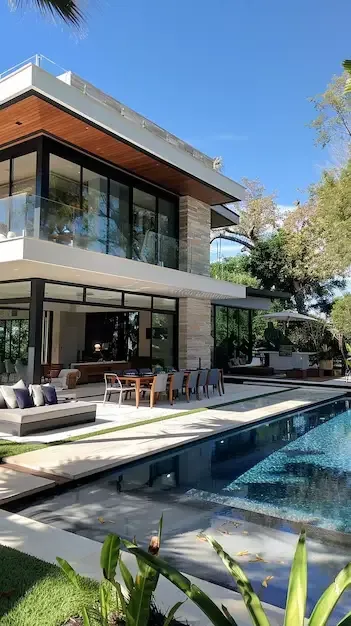 construção de casa de alto padrão