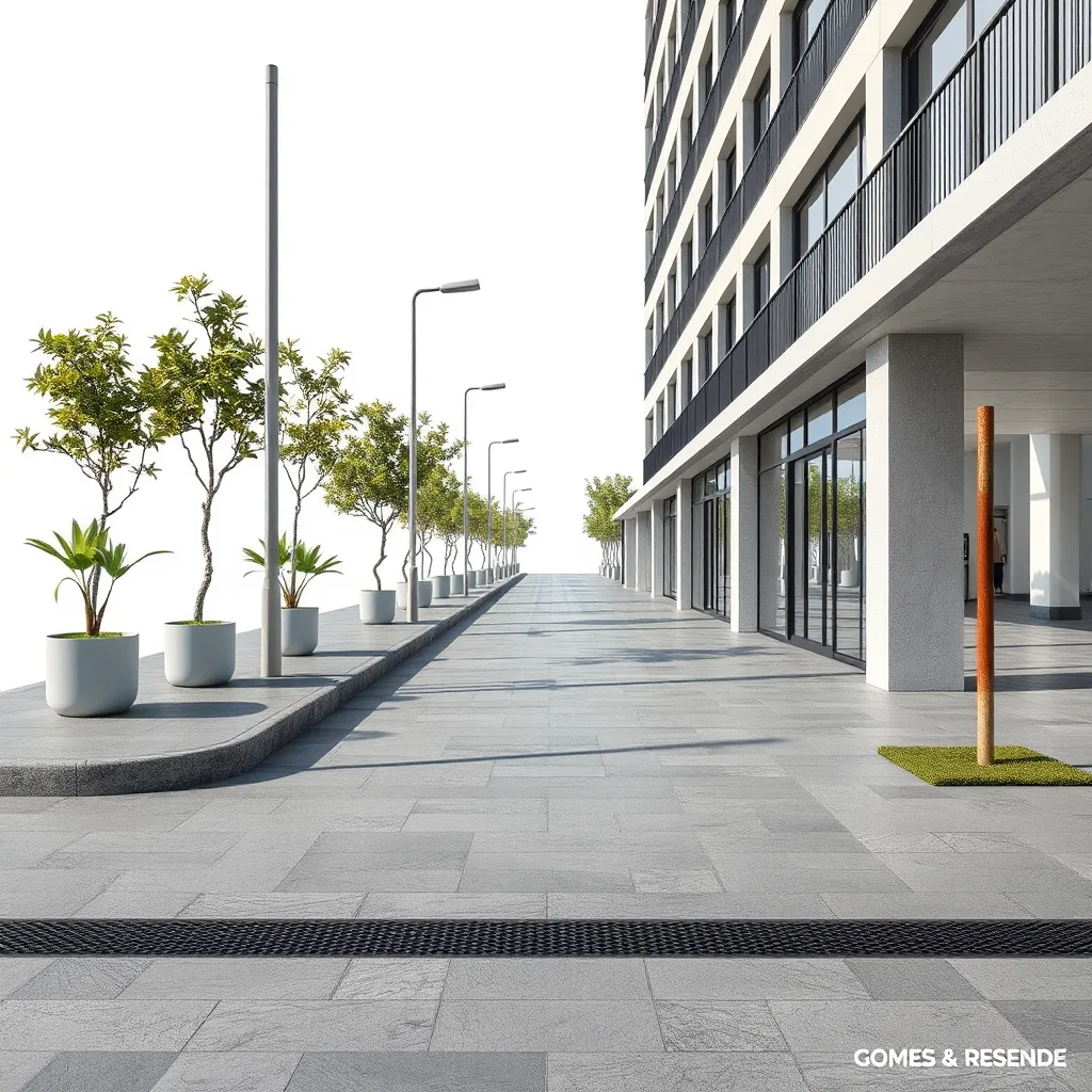 reforma de calçada comercial